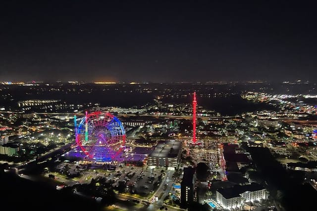 Night Lights Helicopter Tour 30 Miles Fly by Lighted Theme Parks - Photo 1 of 5